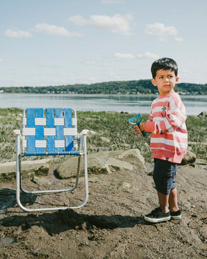 Deux Par Deux French Terry Sweatshirt in Palm Tree