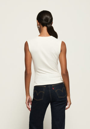 Nation Haven Tee in Porcelain