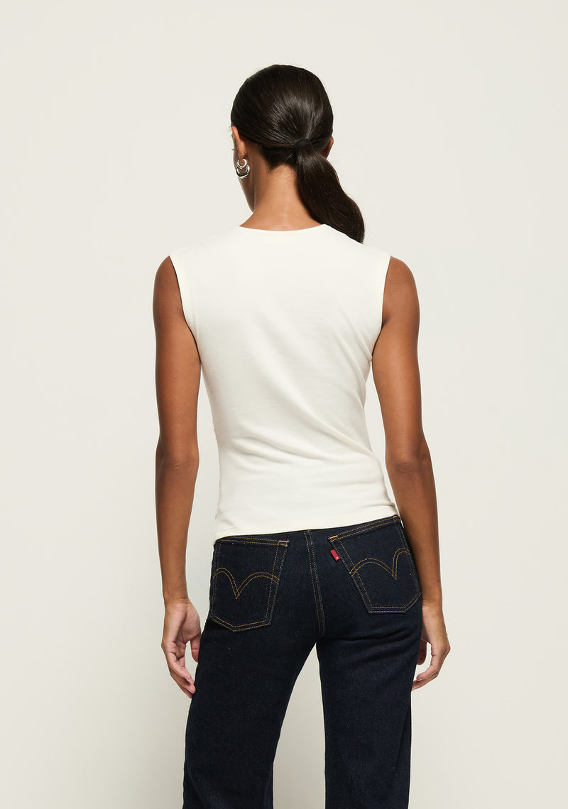 Nation Haven Tee in Porcelain