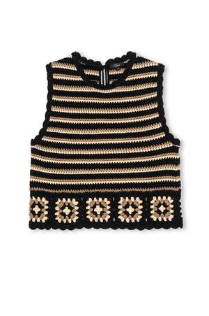 Rails Hazel Top in Milos Crochet