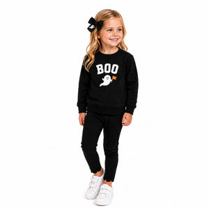 Bits & Bows Hair Bow in Ghost