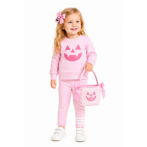 Bits & Bows Hair Bow in Jack-O-Lantern