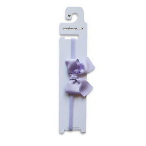Eva's House Soft Headband with Mini Grosgrain Sailor Bow - Multiple Colors!