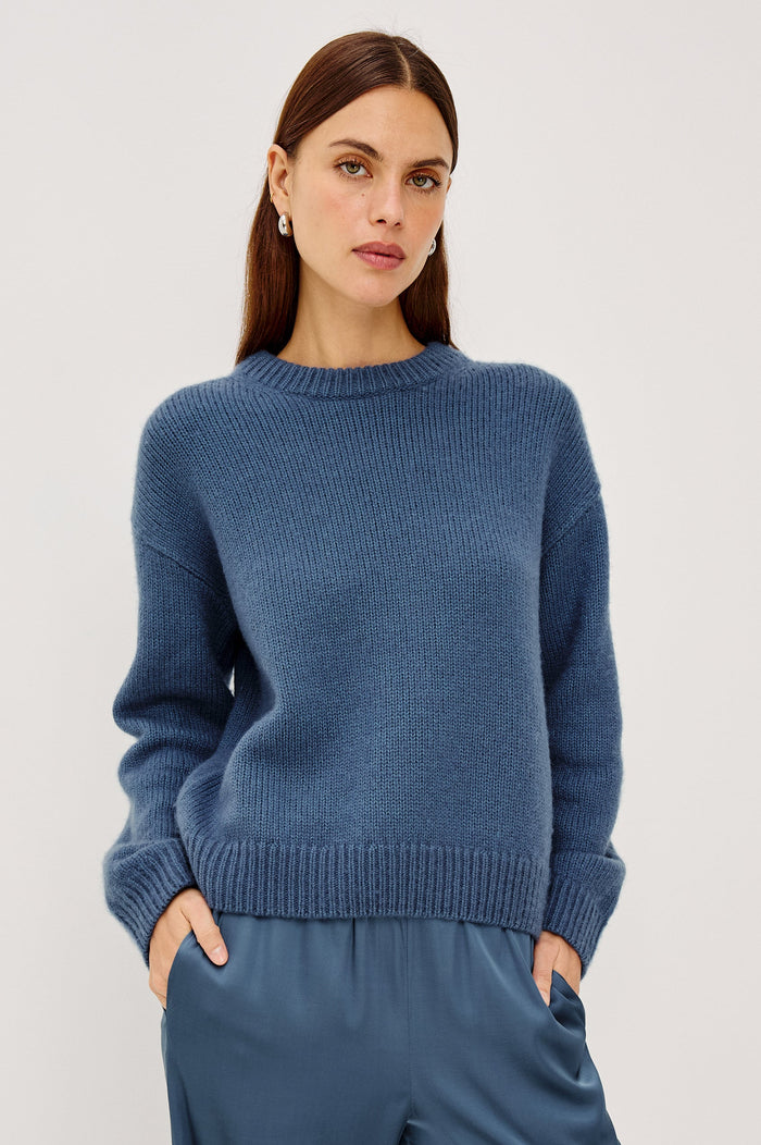 Rails Helly Pullover Sweater in Atlantic