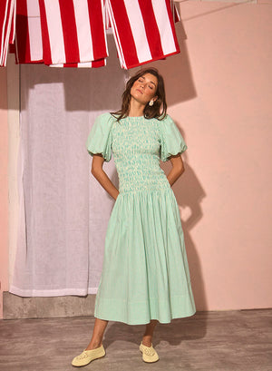 Hunter Bell Scarlet Dress in Saltwater