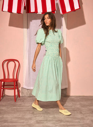 Hunter Bell Scarlet Dress in Saltwater
