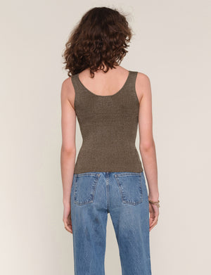 Heartloom Indra Top in Olive