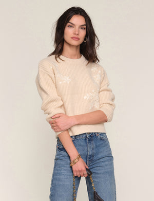Heartloom Ellie Pullover Sweater in Cream