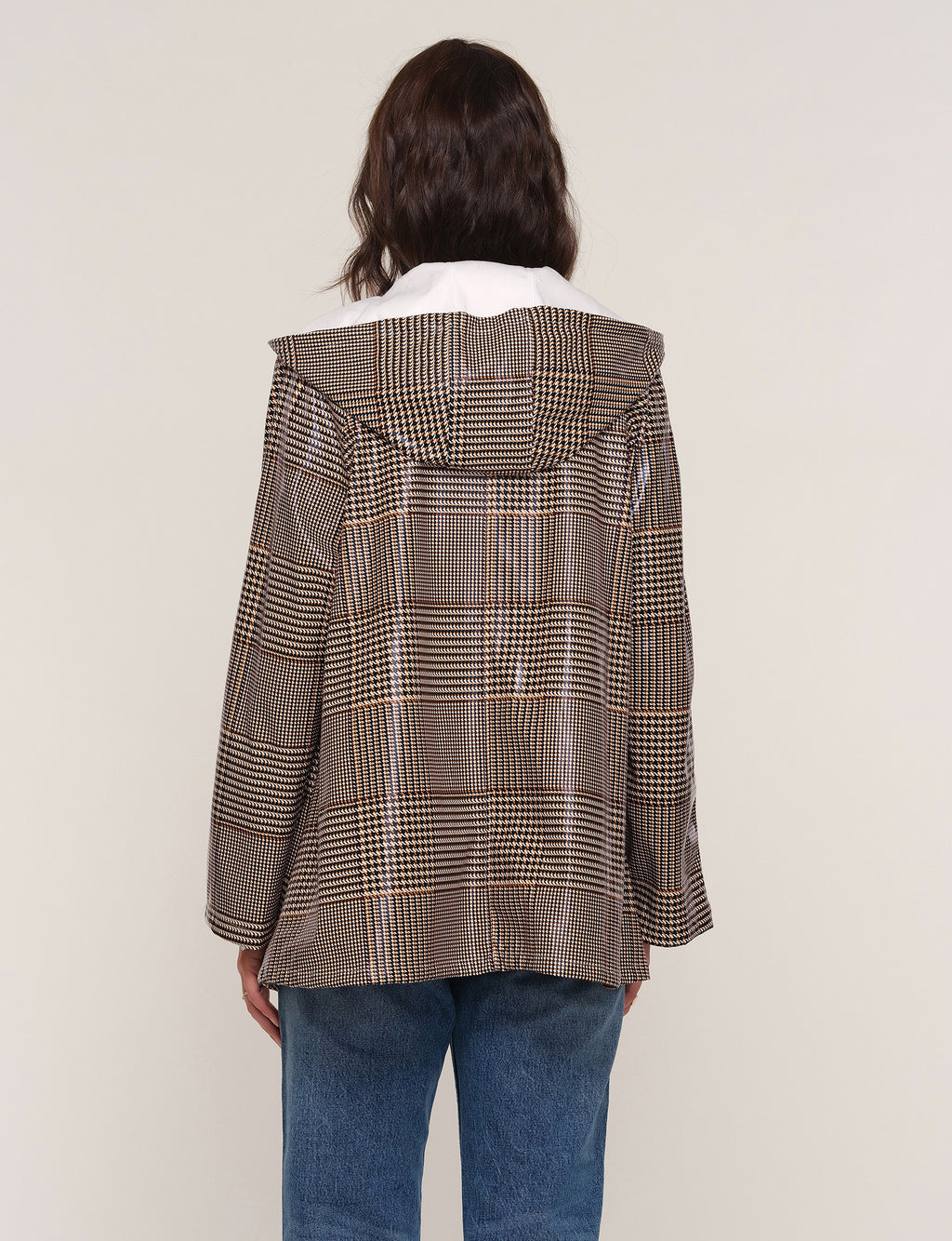 Heartloom Jesse Raincoat in Houndstooth
