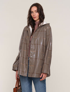 Heartloom Jesse Raincoat in Houndstooth