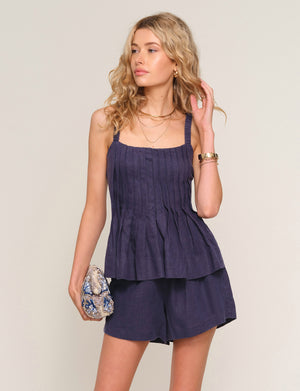 Heartloom Sarai Two Piece Set in Indigo
