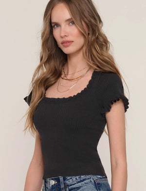 Heartloom Sathia Top in Black