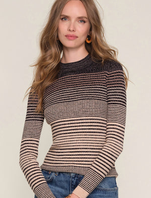 Heartloom Randall Top in Black Stripe