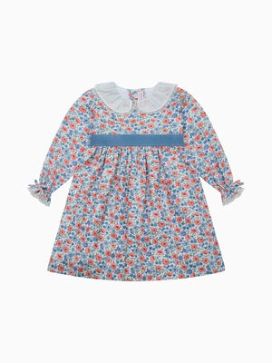 La Coqueta Helena Dress in Pink Floral
