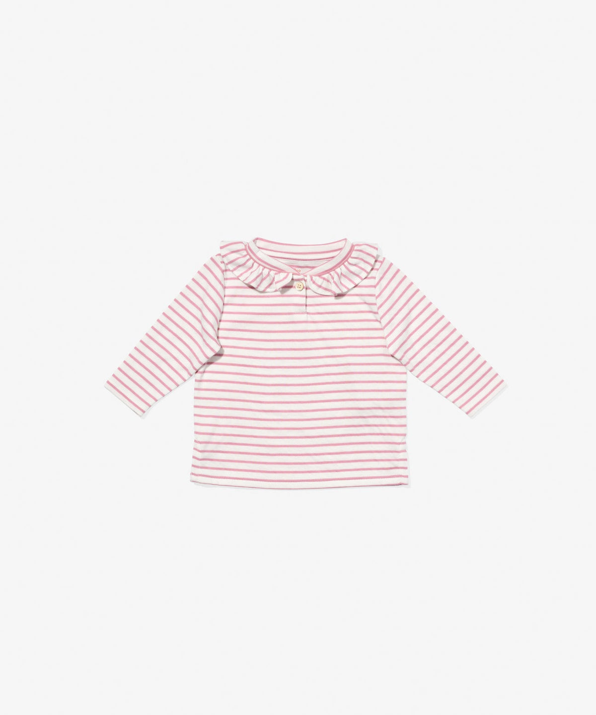 Oso & Me Hen Shirt in Rose Mini Stripe