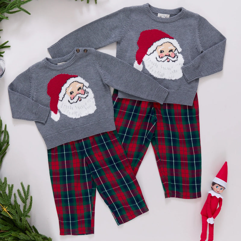 Pink Chicken Boys Jackson Pant in Red Tartan