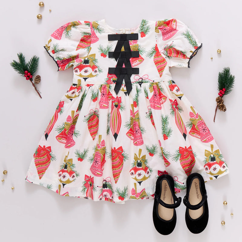 Pink Chicken Hermione Dress in Holly Bells