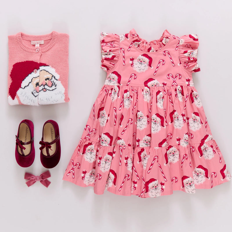 Pink Chicken Maude Sweater in Santa