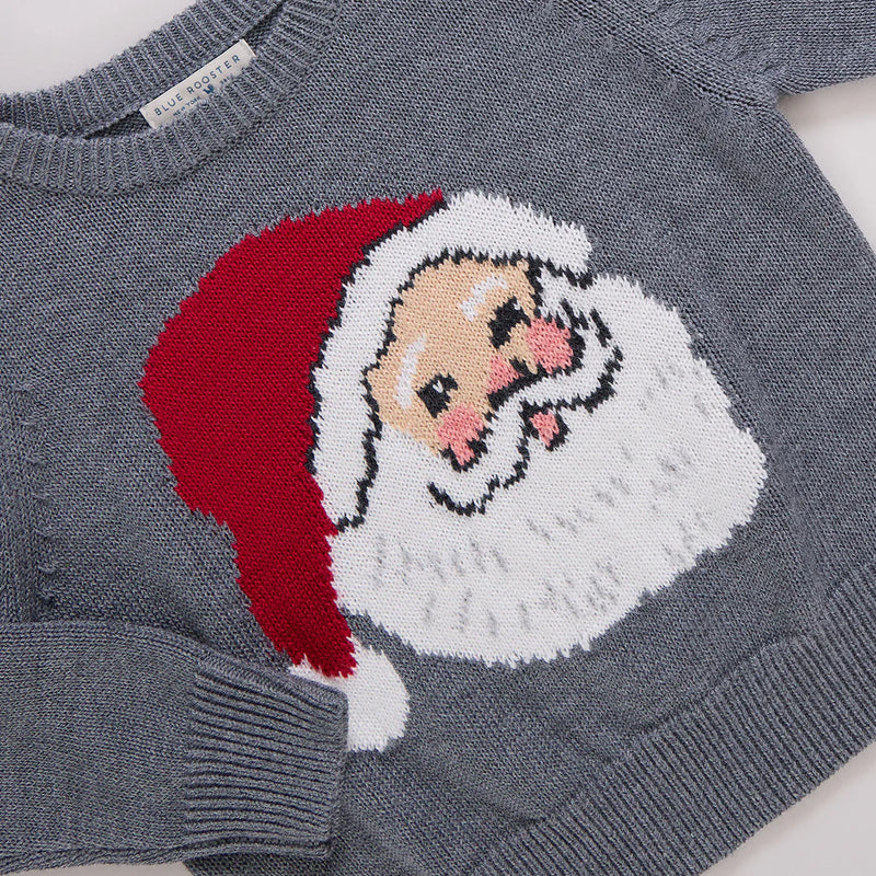 Pink Chicken Boys Oliver Sweater in Santa
