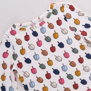 Pink Chicken Bamboo Pajama Set in Dreidels