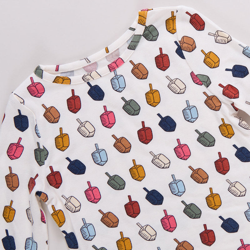 Pink Chicken Bamboo Pajama Set in Dreidels