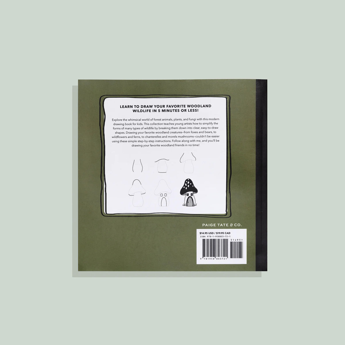 Paige Tate & Co Woodland Creatures: How to Draw Books for Kids
