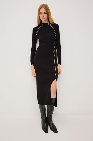 Rails Imara Sweater Dress in Black