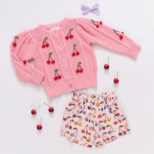 Pink Chicken Constance Sweater in Cherries