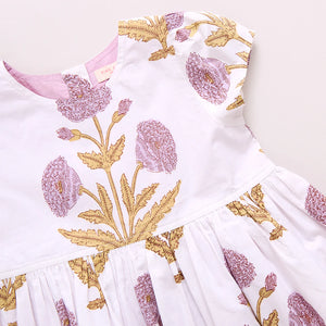 Pink Chicken Marisol Dress in Lavender Dandelion