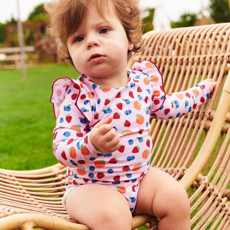 Pink Chicken Baby Rachel Swimsuit in Mixed Fruit