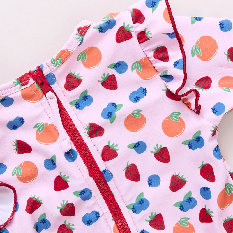 Pink Chicken Baby Rachel Swimsuit in Mixed Fruit