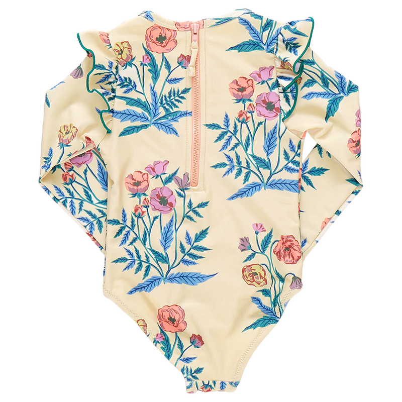 Pink Chicken Rachel Swimsuit in Pale Yellow Poppy