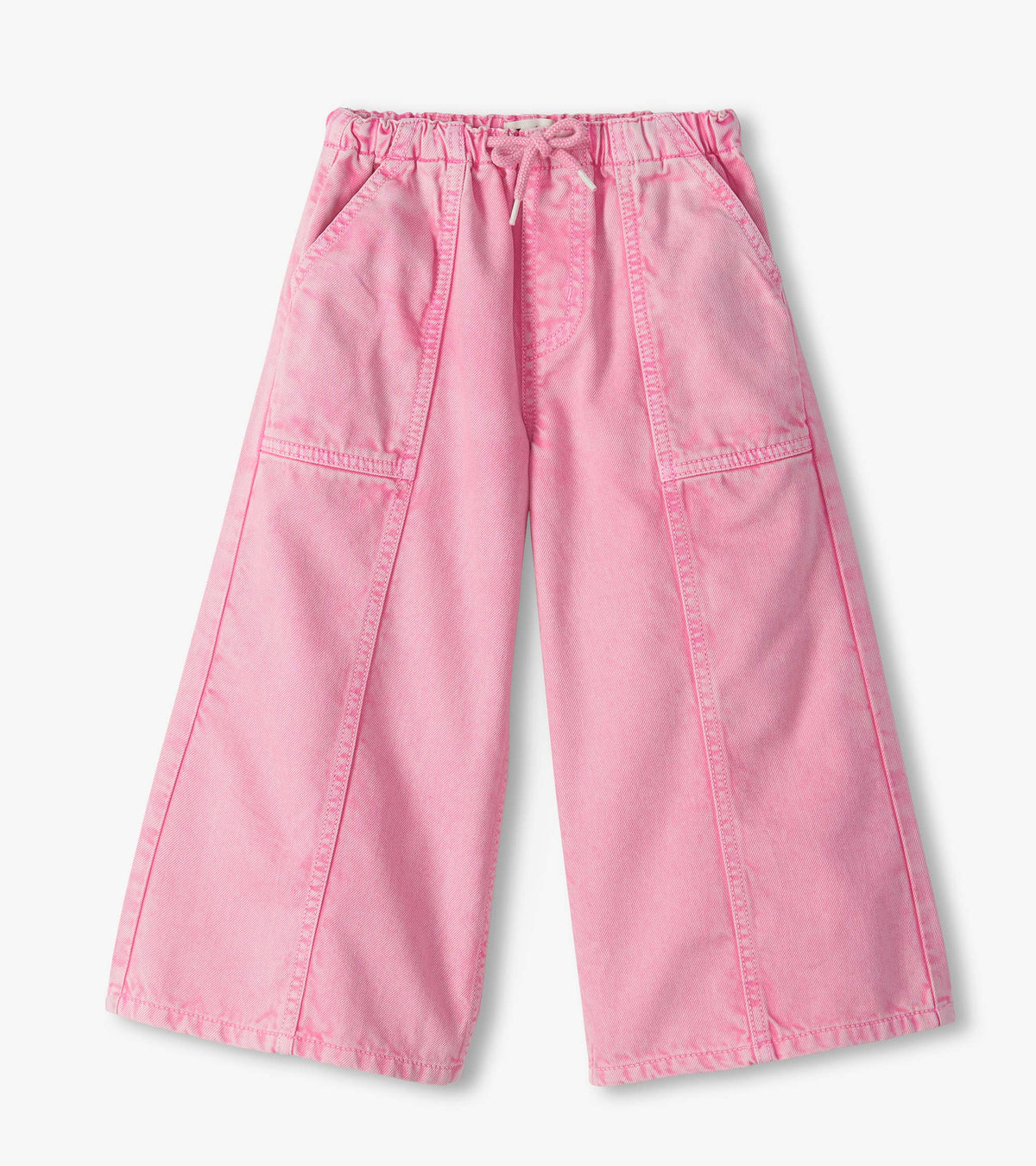 Hatley Wide Leg Jeans in Flamingo Pink