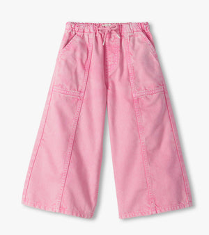 Hatley Wide Leg Jeans in Flamingo Pink