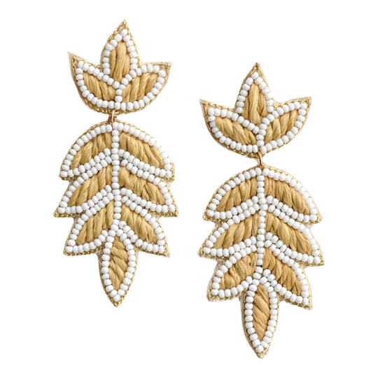 Lilly Raffia Earrings - Multiple Colors!