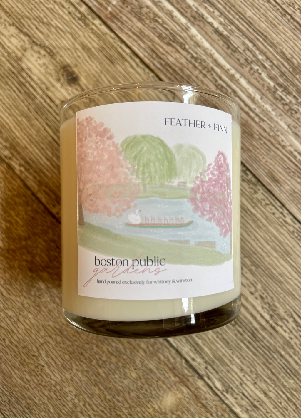 Feather + Finn 12oz Boston Public Gardens Candle