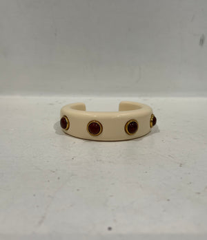 Lucas Jack Resin Cuff with Circular Stones (mult. options)