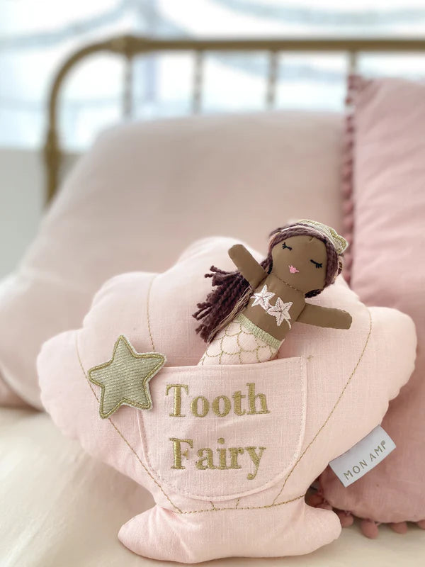 Mon Ami Macie Mermaid Tooth Fairy Pillow and Doll Set