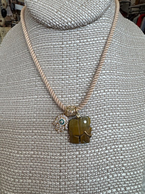 Assorted - Forever Blythe Vintage Gemstone Elephant Necklace