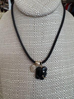 Assorted - Forever Blythe Vintage Gemstone Elephant Necklace