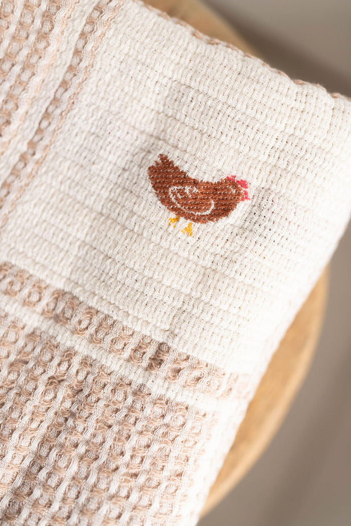 New Grain Patchwork Blanket in Farm