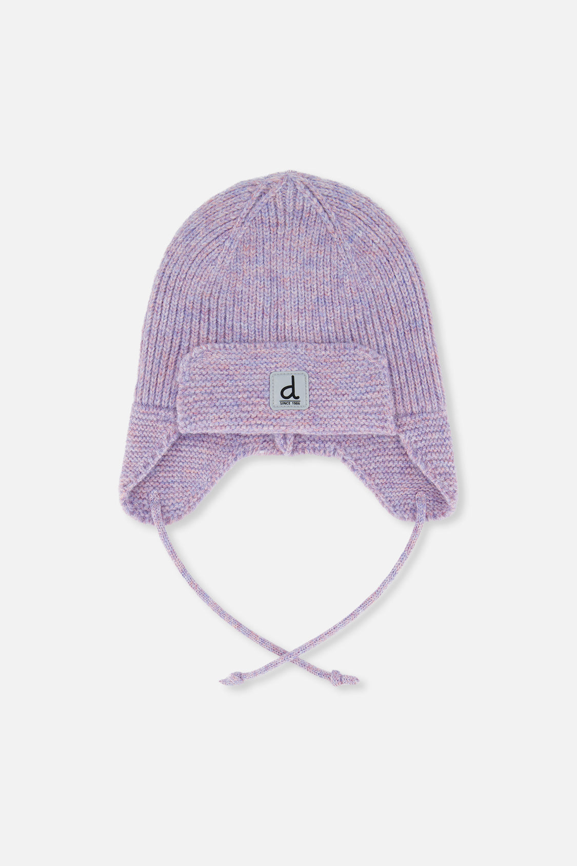 Deux Par Deux Baby Knit Hat in Lavender