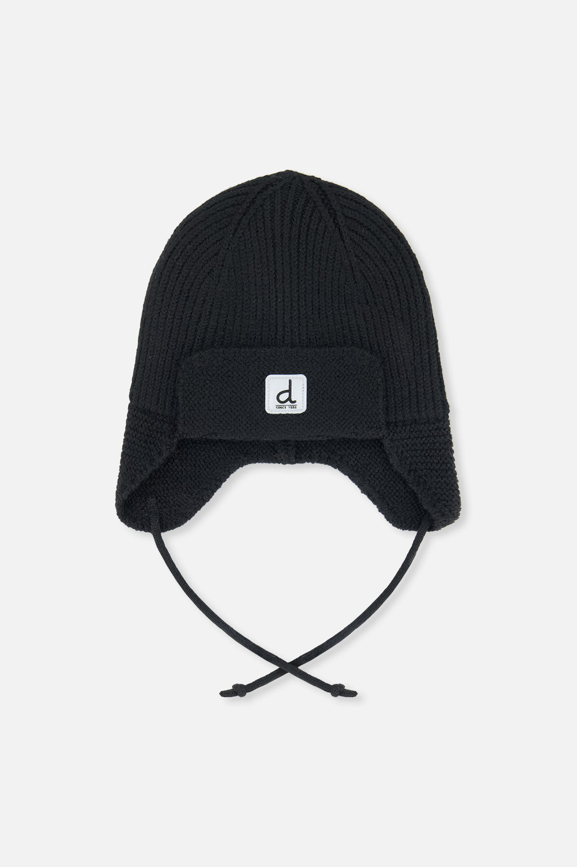 Deux Par Deux Baby Knit Hat in Anthracite