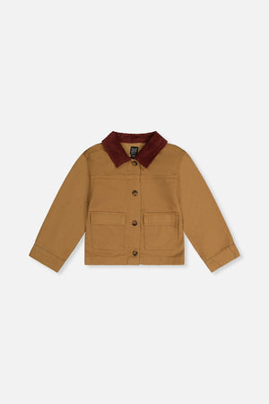 Deux Par Deux Barn Jacket in Brown