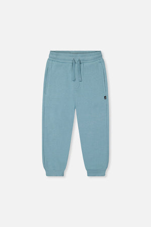 Deux Par Deux Fleece Sweatpants in Stone Blue