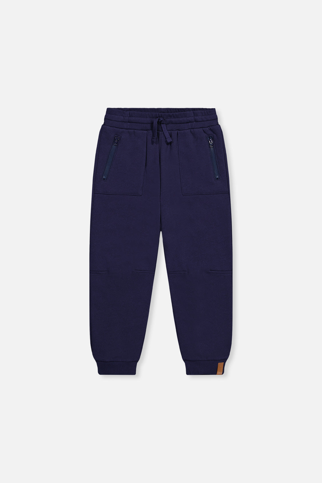 Deux Par Deux Fleece Sweatpants With Pockets in Blue