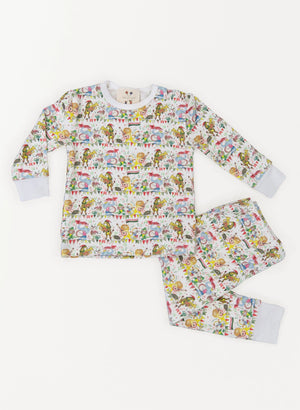 Timo & Violet Pajama Set in Musical Jubilee