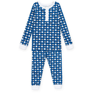 Lila + Hayes Jack Pajama Set in Firstdown Football
