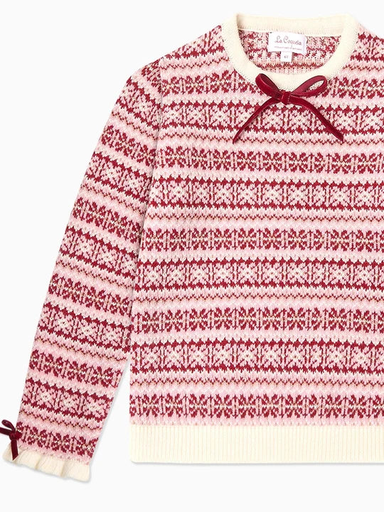 La Coqueta Jade Fair Isle Sweater