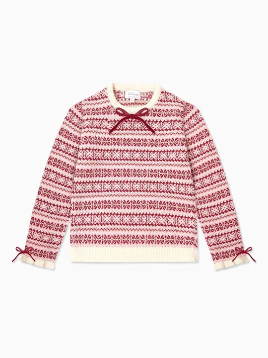 La Coqueta Jade Fair Isle Sweater